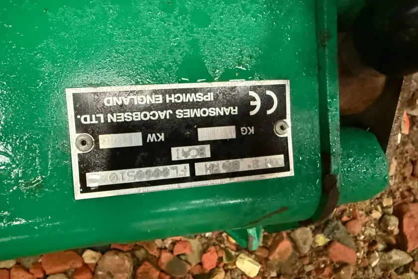 Custom-built cylinder mower with 21 Ransomes cylinders
