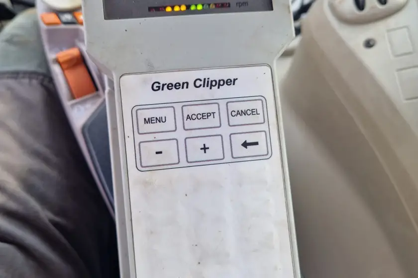 Gebruikte Greenclipper 3 (GC3) getrokken maaier